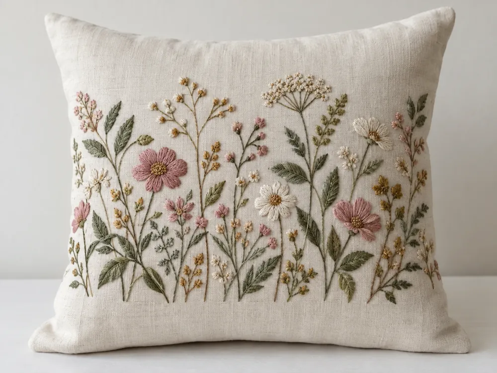 Wildflower Botanical Cushion