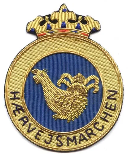 Haervejsmarchen Crown Badge — Parade Crown Crest sample