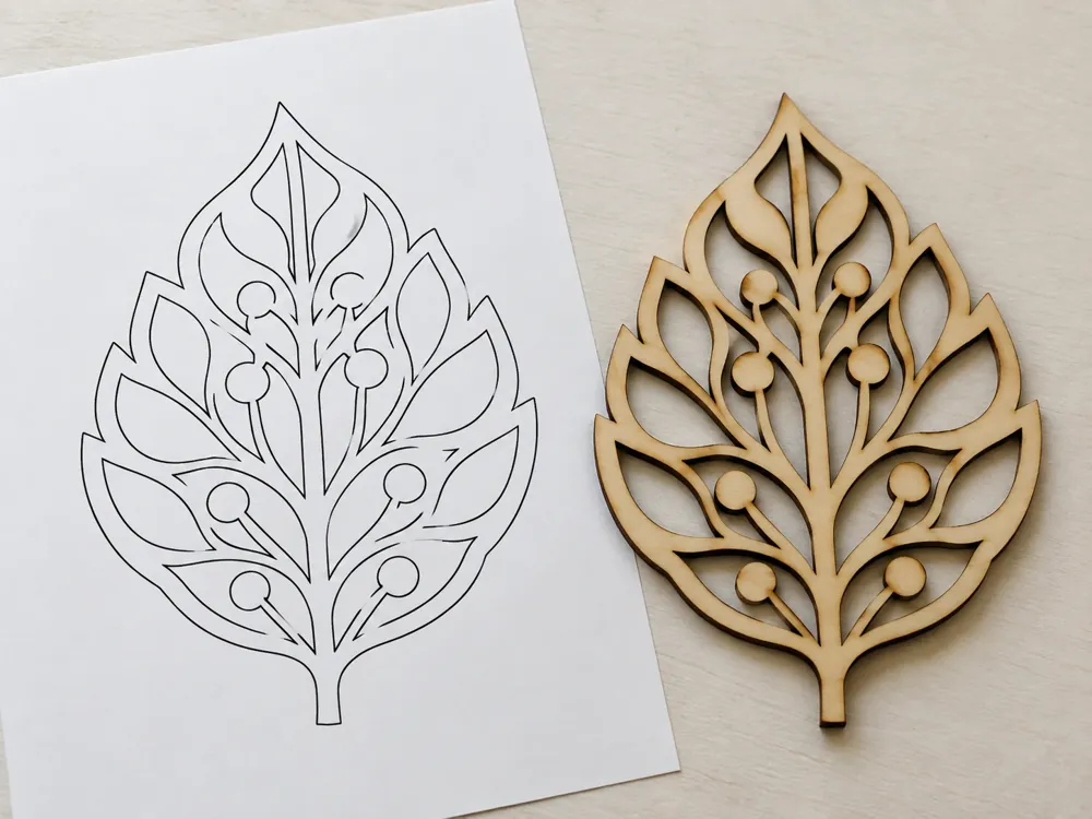 Leaf Laser-Ready Cut