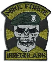 Mike Force Irregulars Skull Patch — Tactical Patch Digitizing sample