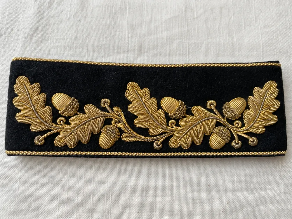 Oak & Acorn Officer Cuff — Officer Oak Cuff Design sample