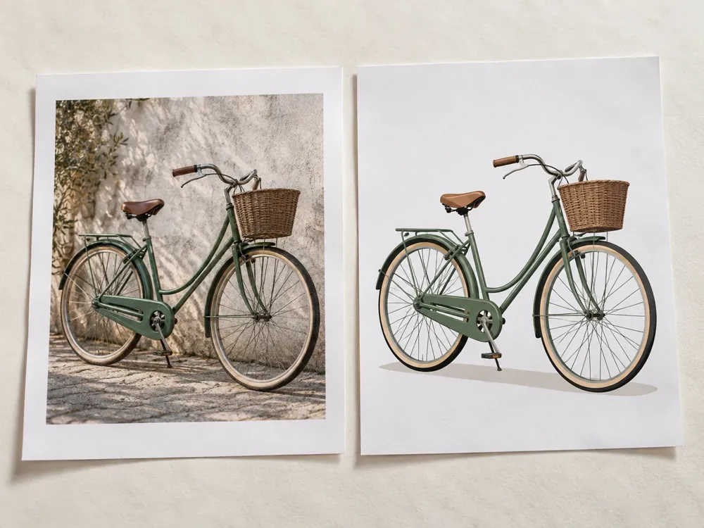 Bicycle Photo to Vector