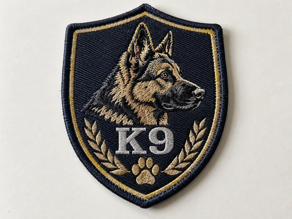 Police K9 Shepherd Badge