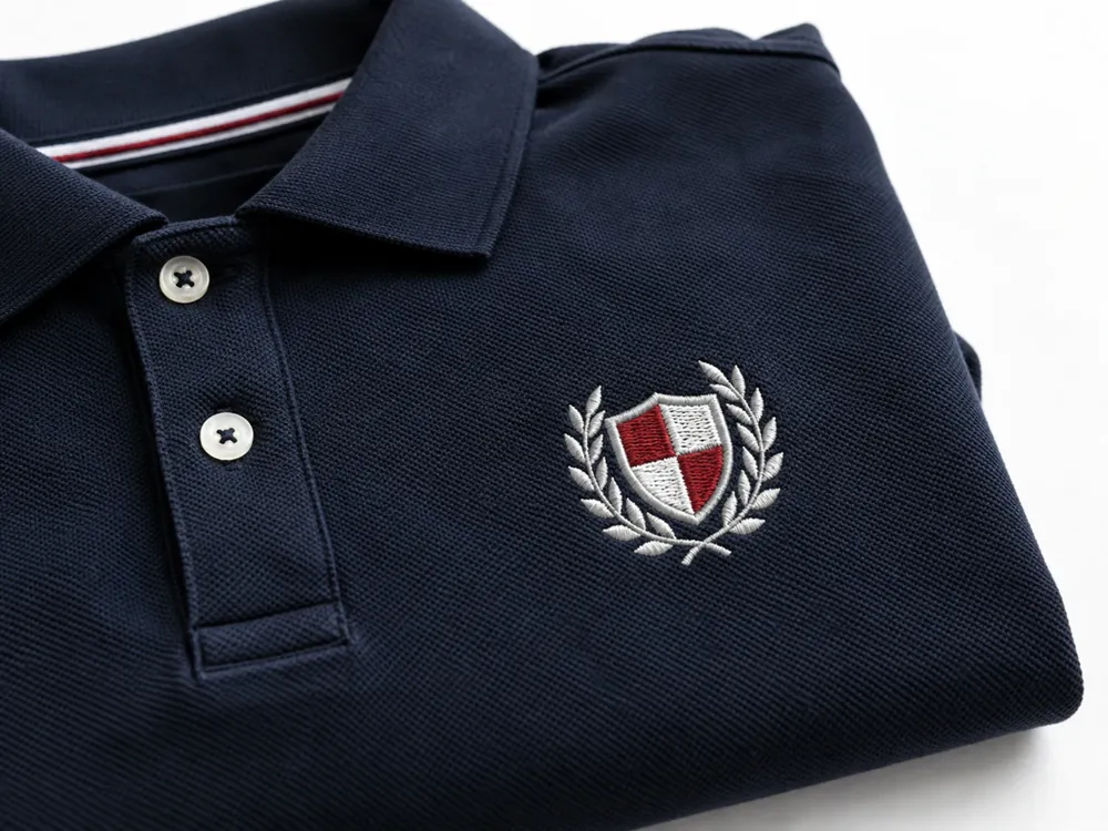 Laurel Shield Polo Left Chest