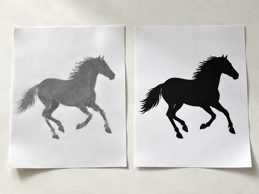 Galloping Horse Silhouette Trace