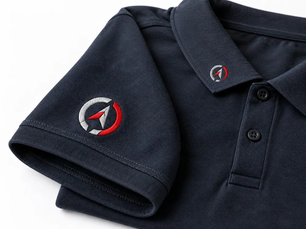 Arrow Mark Polo Sleeve & Collar